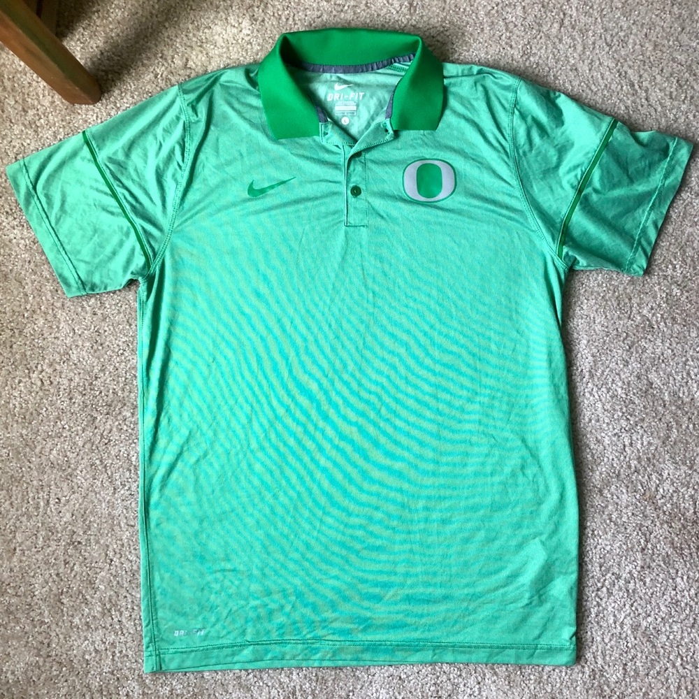 Nike Oregon Dri-Fit Polo, Green, Size L